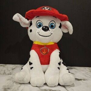 Paw Patrol‎ Marshall Plush Piggy Bank 8" Firefighter Dalmatian Coin Bank